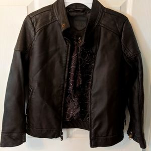 Faux leather jacket